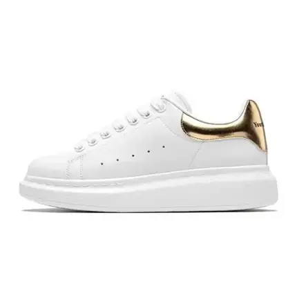 Alexander McQueen Oversized Sole Leather Sneakers [10+ styles], versión blanca