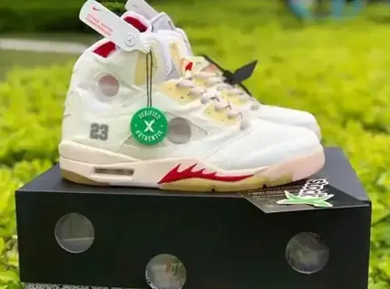 Air Jordan 5, versión blanca