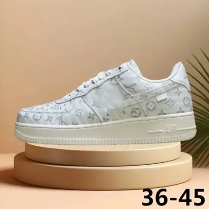 Nike x Louis Vuitton Air Force 1 Low Sneakers [10 styles], versión blanca